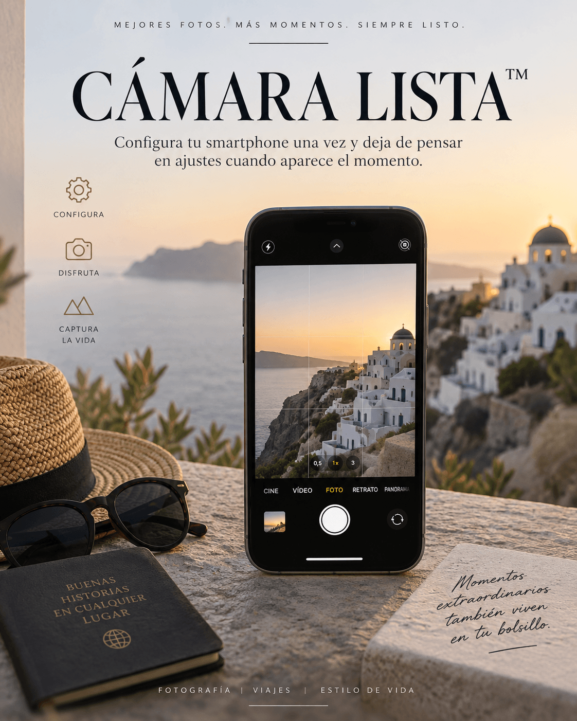 CÁMARA LISTA — prepara tu smartphone antes de que aparezca el momento