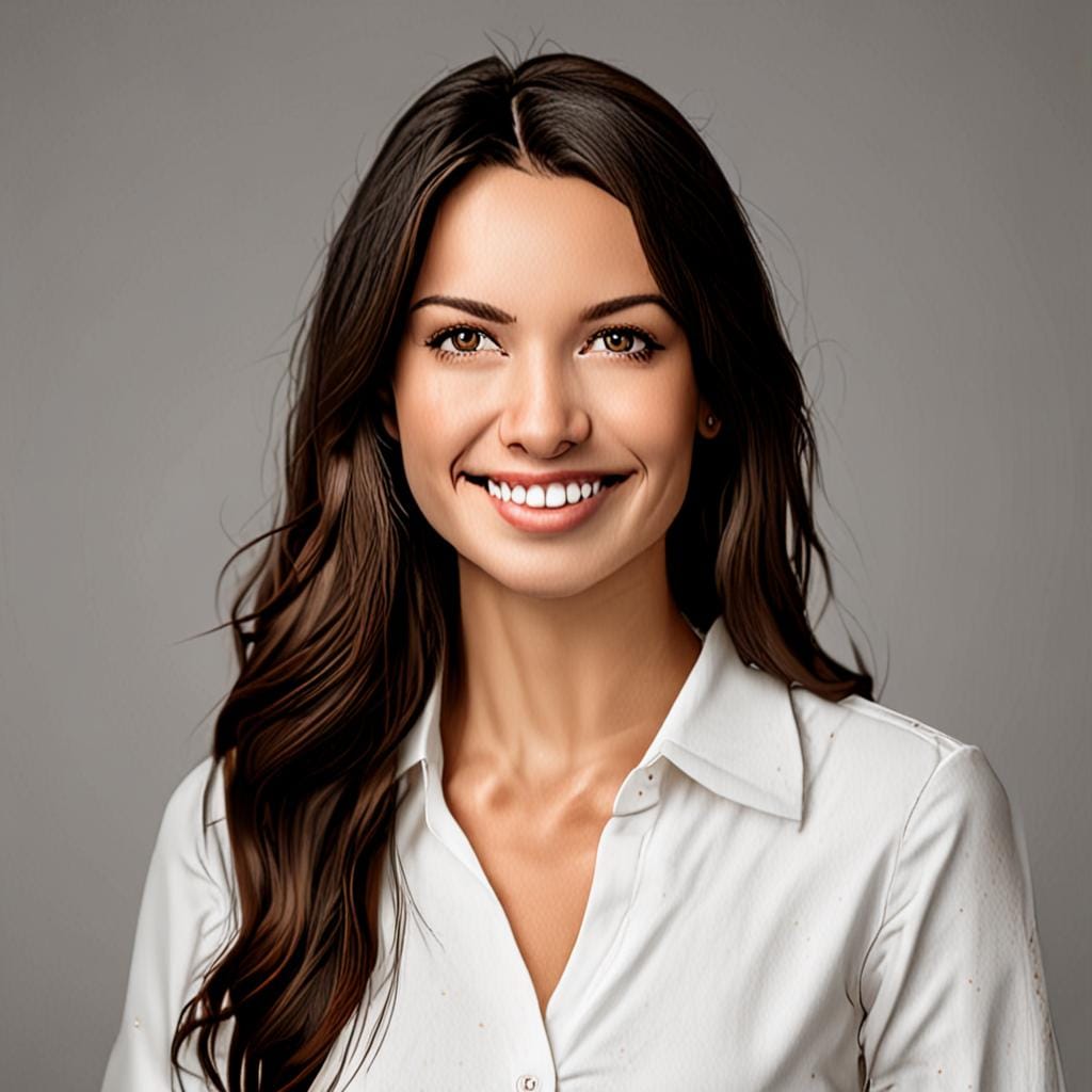 smiling woman portrait