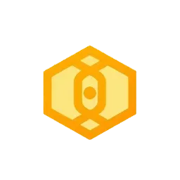 two interlocking hexagons with a small circle at the centre