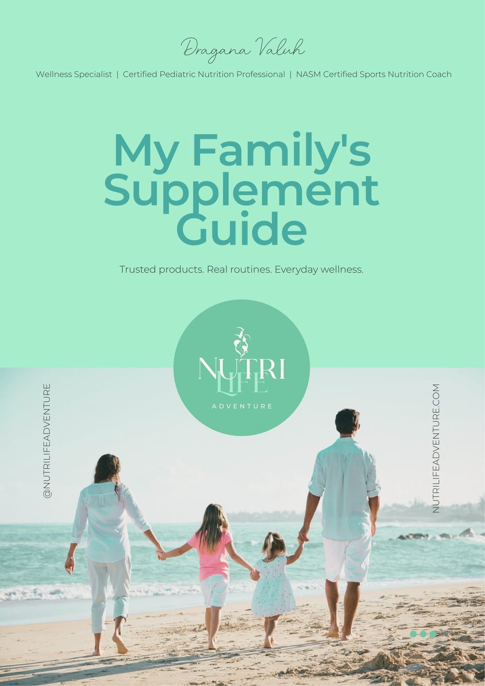 My Family's Supplement Guide by Dragana Valuh - free family supplement guide