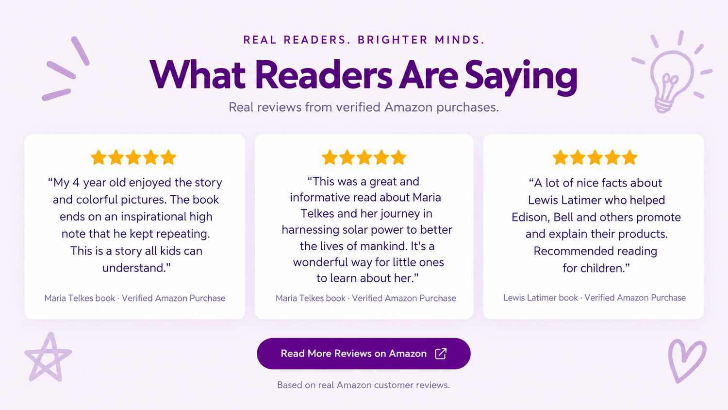 Click Here to Read Our Amazon Reviews