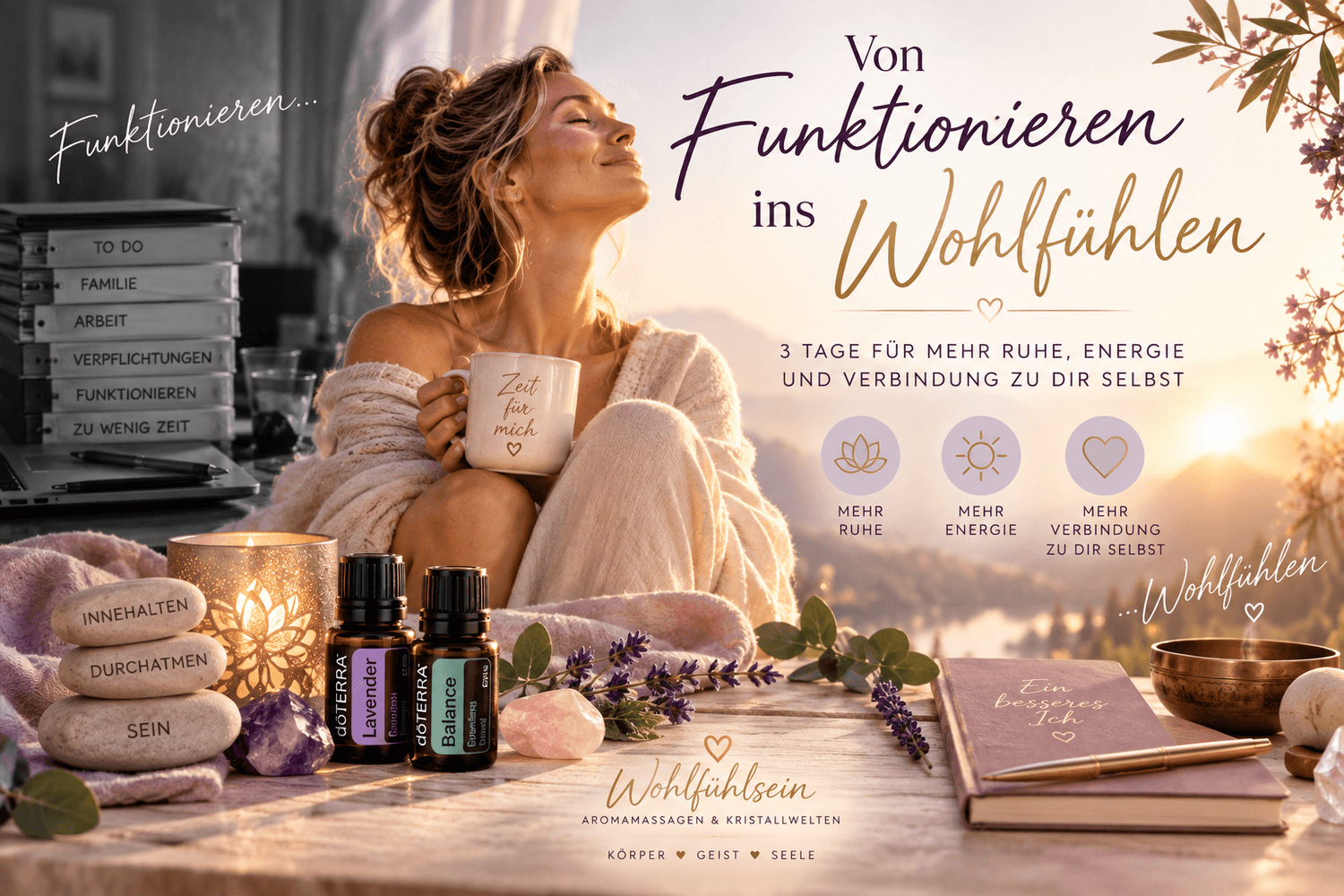 Von Funktionieren ins Wohlfühlen – 3 Tage für mehr Ruhe, Energie und Verbindung