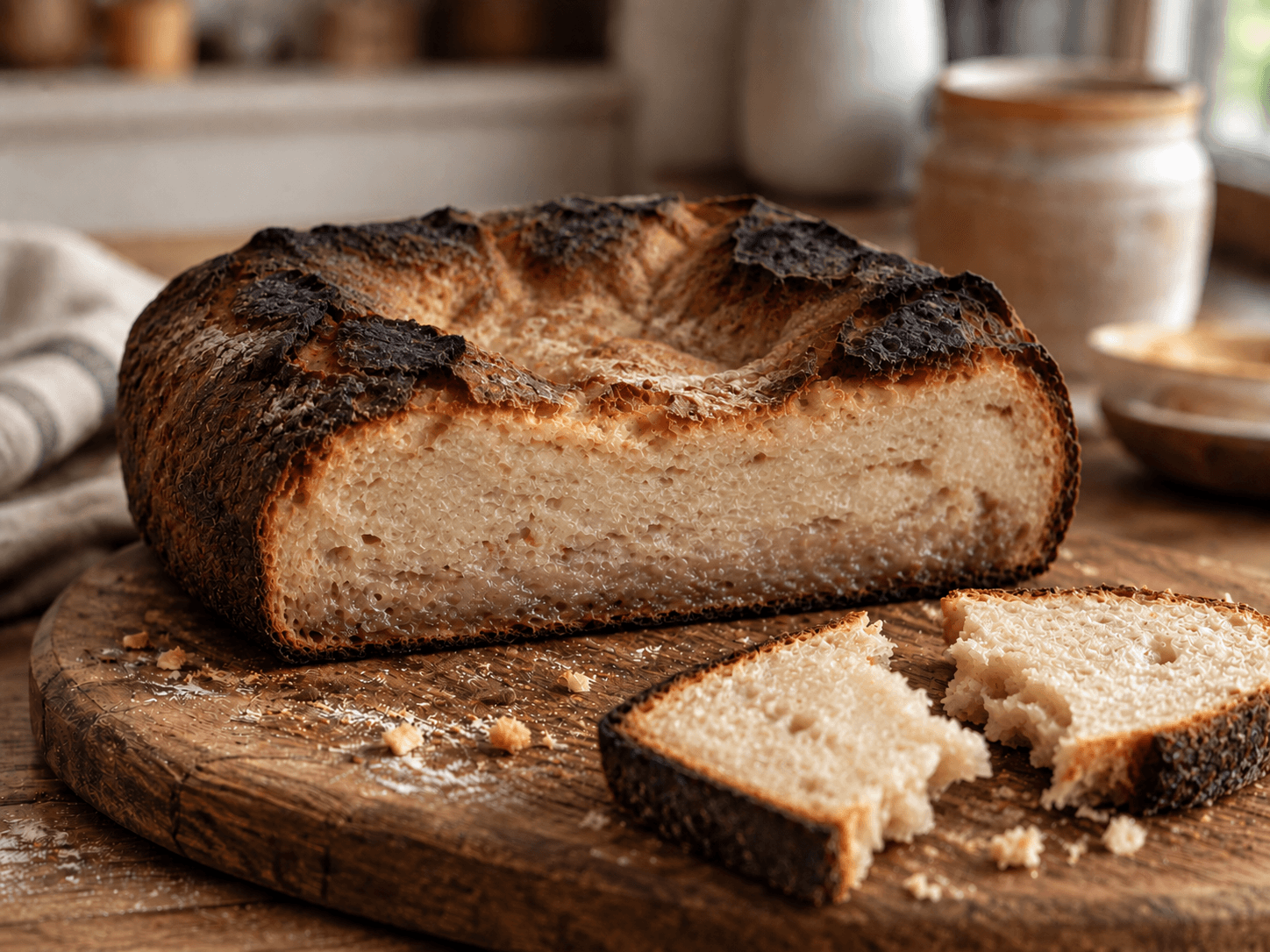 Dense gluten-free loaf