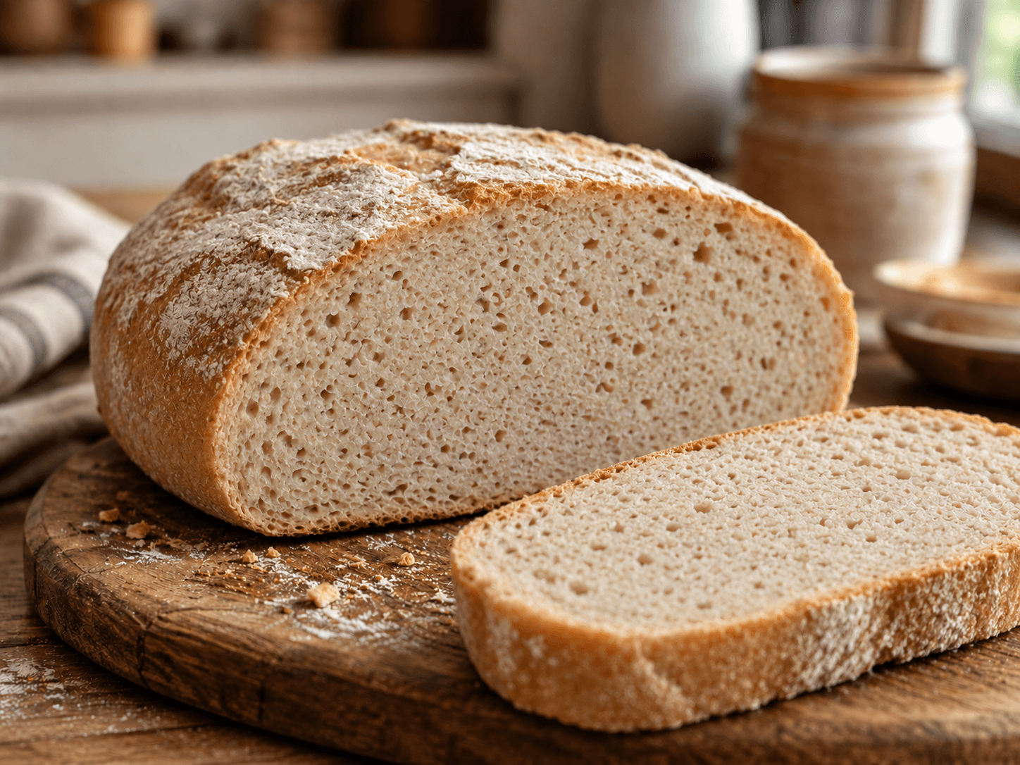 Well-risen gluten-free bread