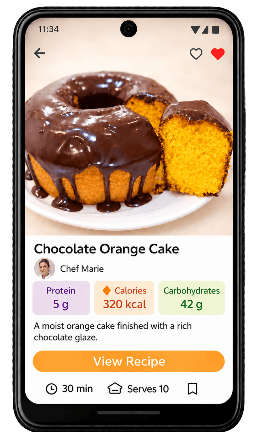 Marie Laurent recipe app