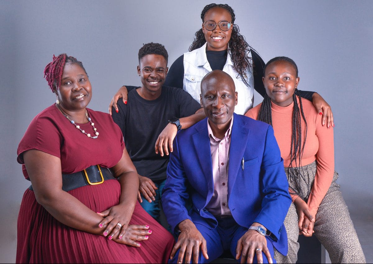 Bishop Denis S. Pamba with his family