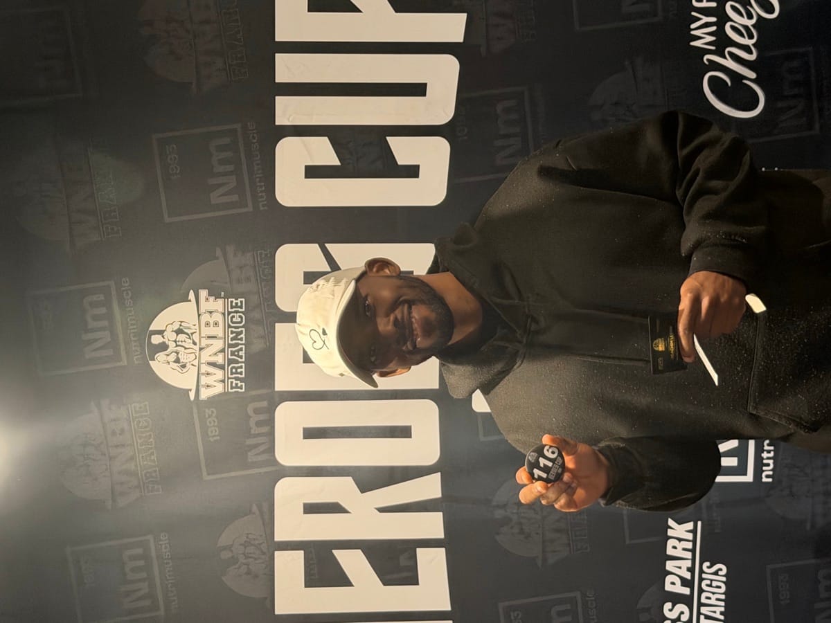 Joachim à la Heroes Cup WNBF France