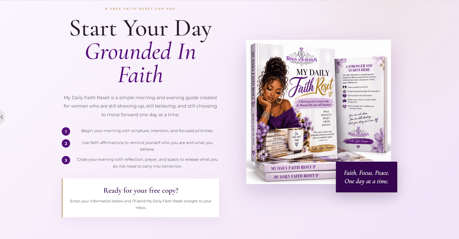 My Daily Faith Reset Opt-In Funnel
