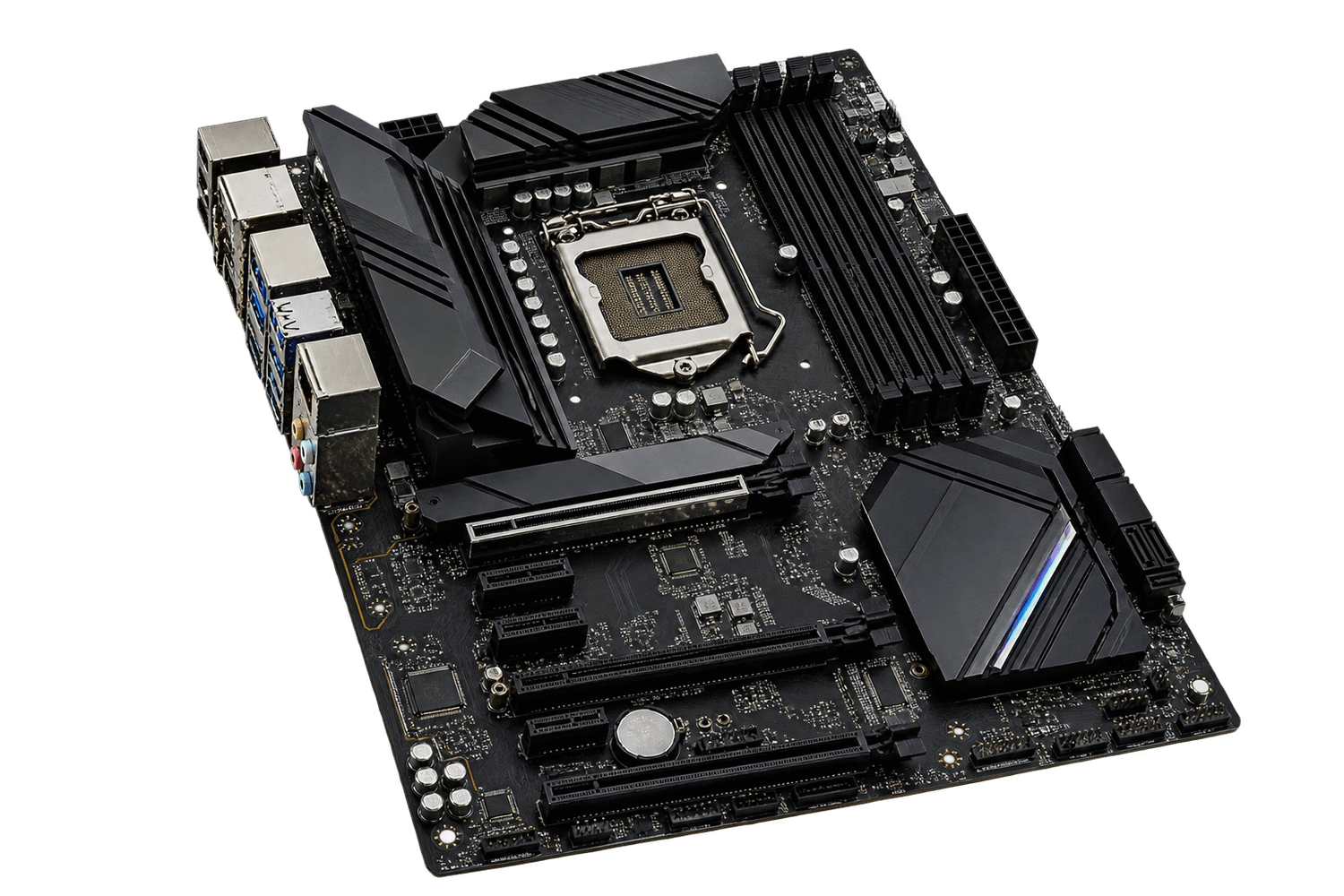 Placa base de ordenador Gamer para reparación y diagnóstico