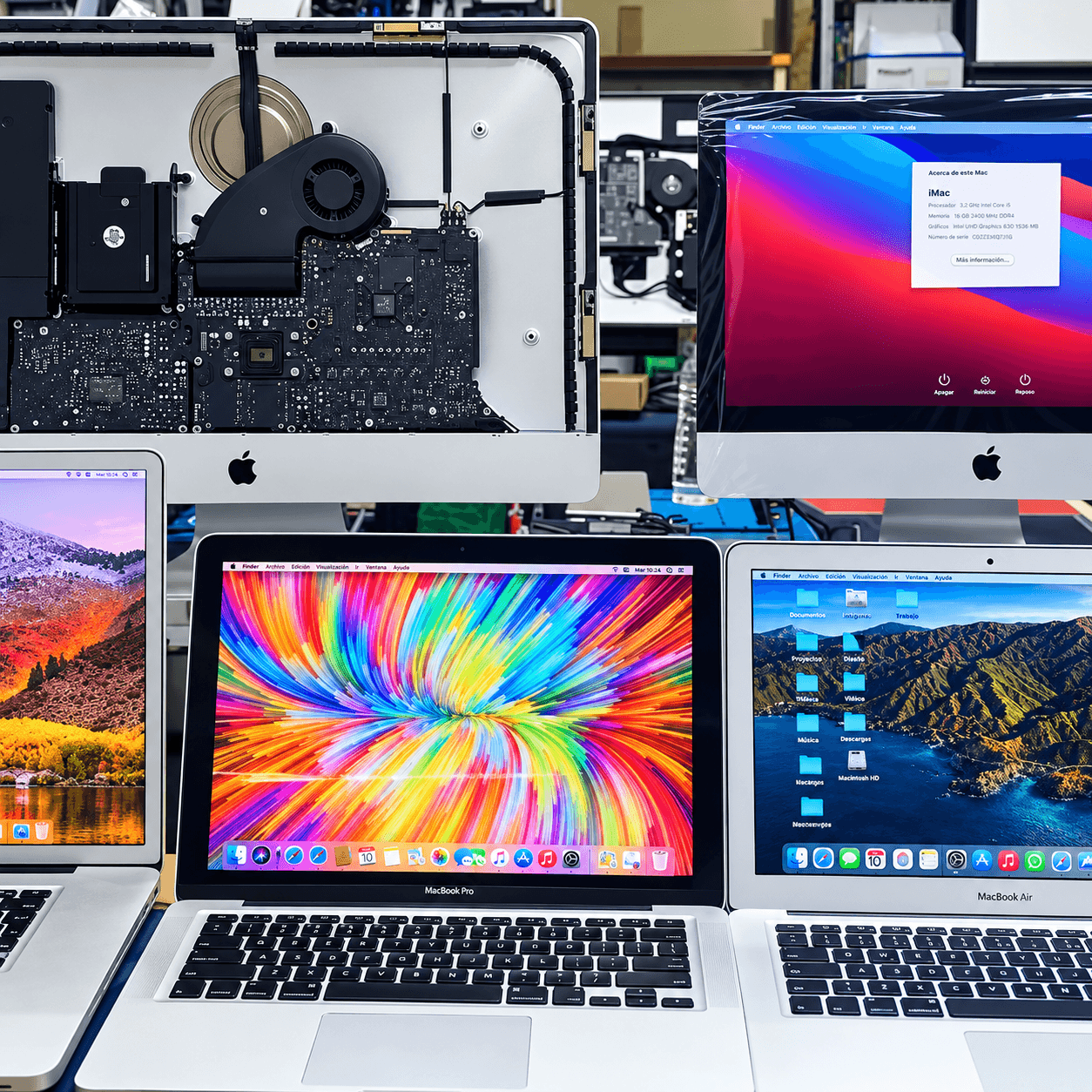 Reparación y diagnóstico de ordenadores Mac y portátiles en taller especializado