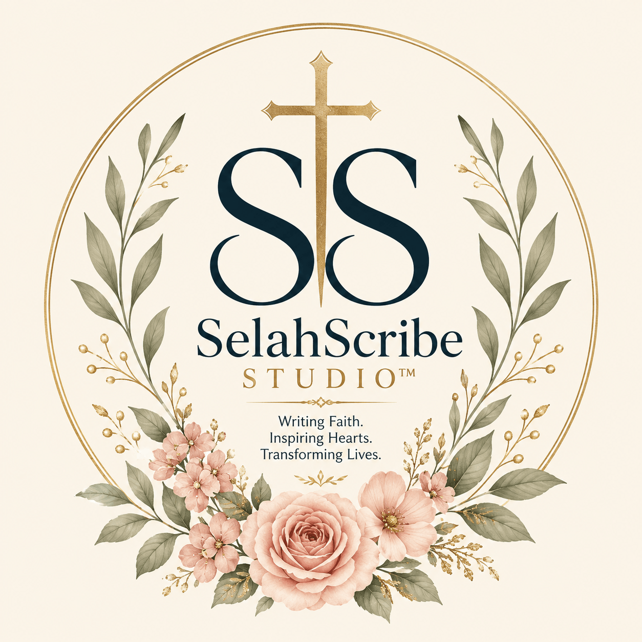 SelahScribe Studio logo