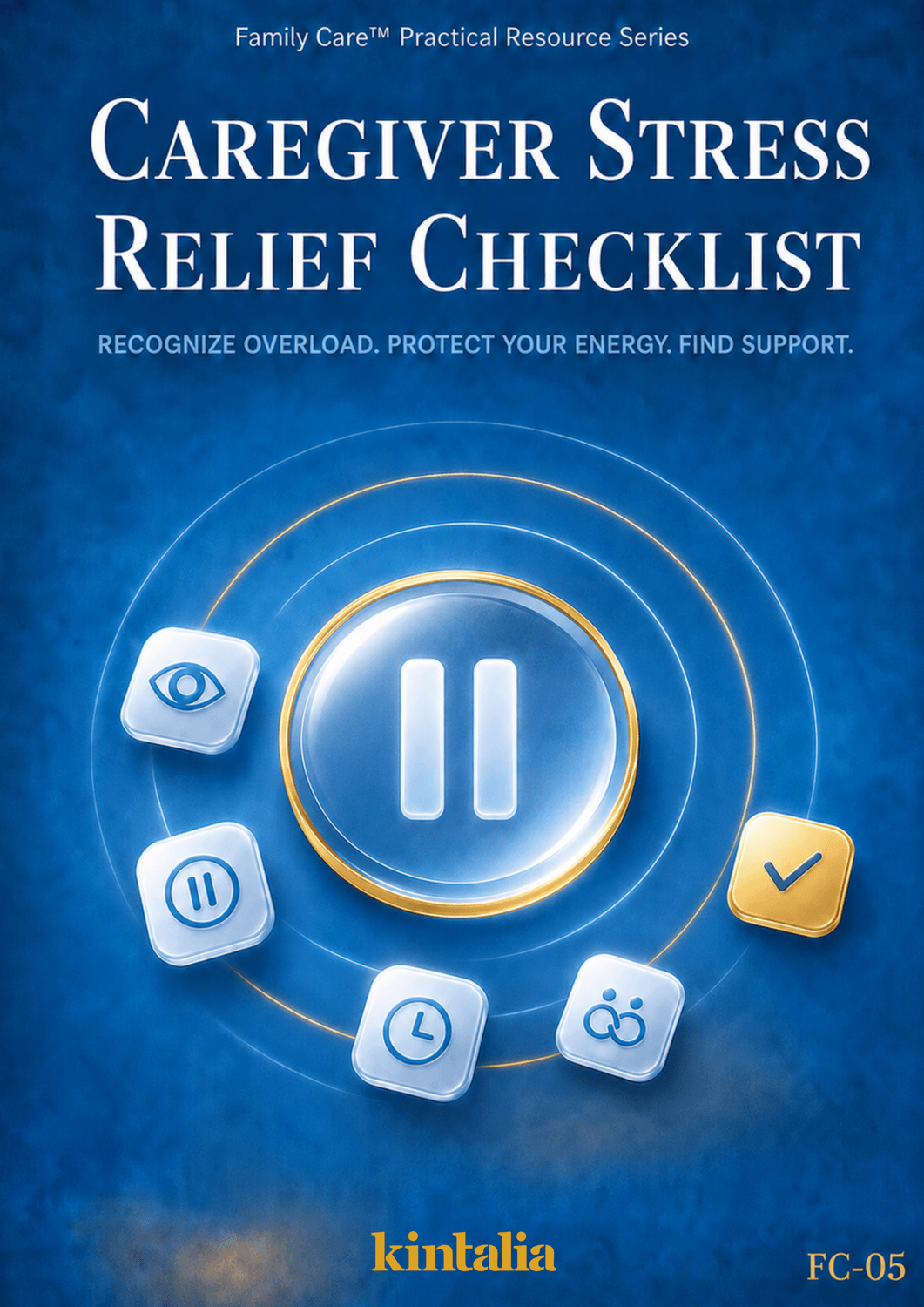 Caregiver Stress Relief Checklist