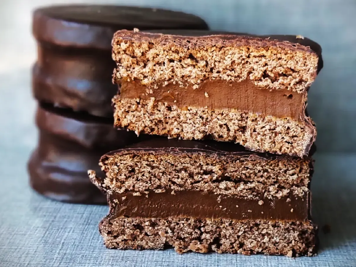 Alfajores de chocolate