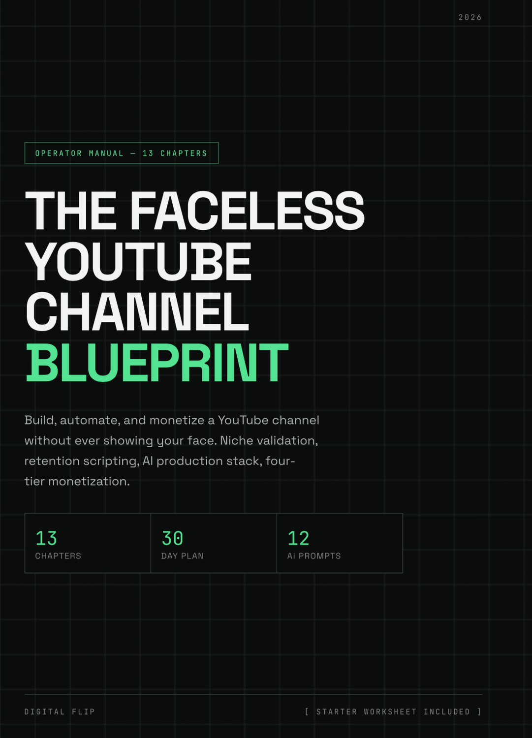 Faceless YouTube Channel Blueprint