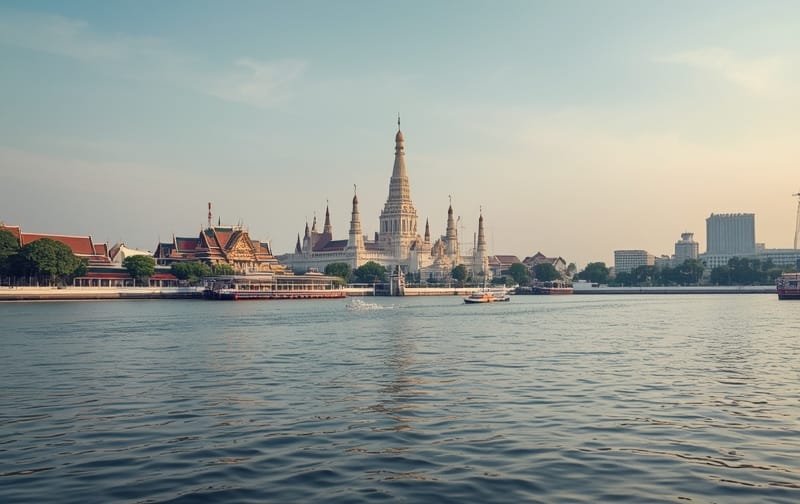Bangkok Grand Palace river