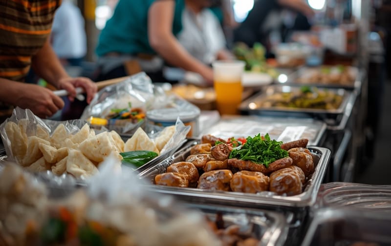 Bangkok street food night market
