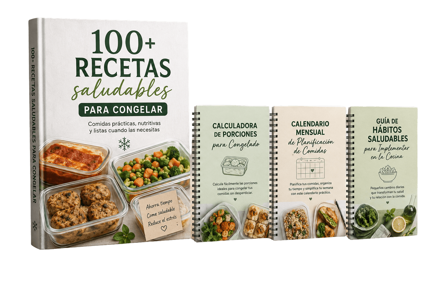 Ebook: 100+ Recetas Saludables para Congelar