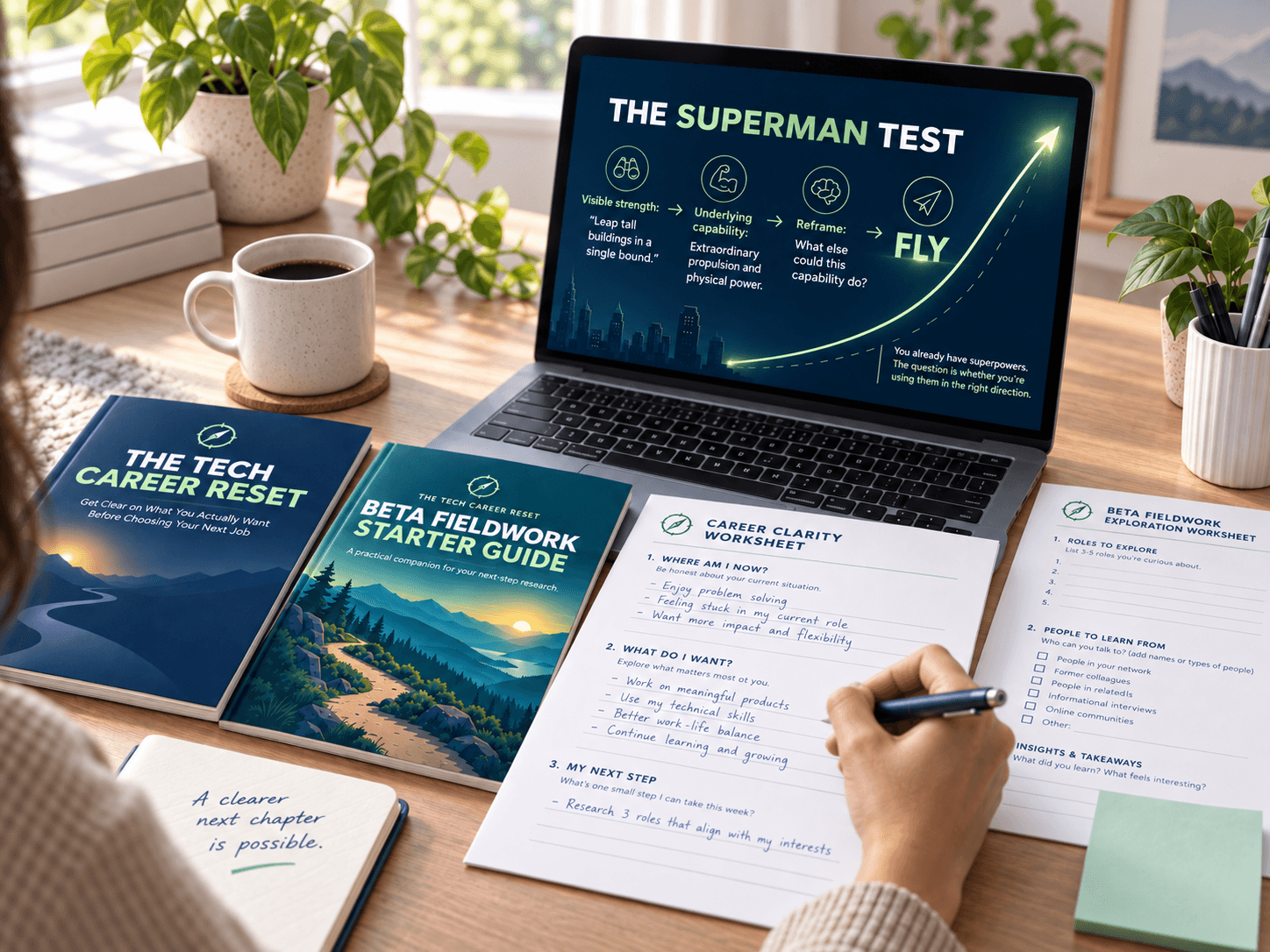 Tech Career Reset workshop and Fieldwork materials