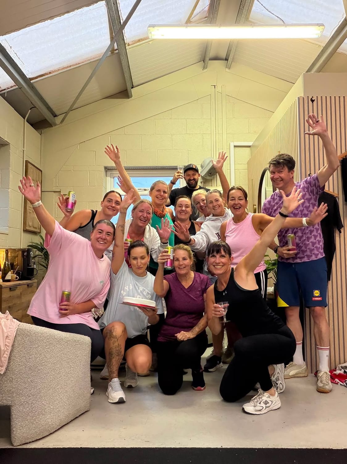 A class celebration - the community energy at The Training Collective
