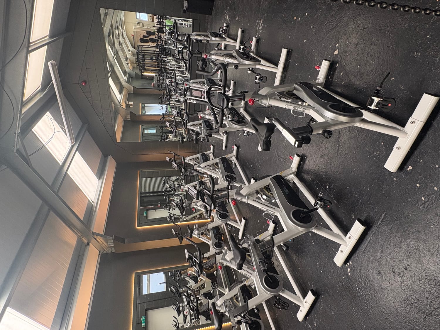 The cycle studio - a Cycle class in session