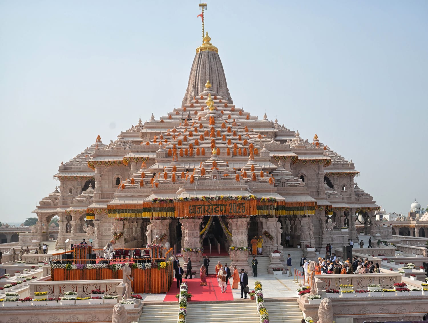 Temporary architecture imagery for Ayodhya