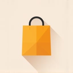 shopping bag brand icon