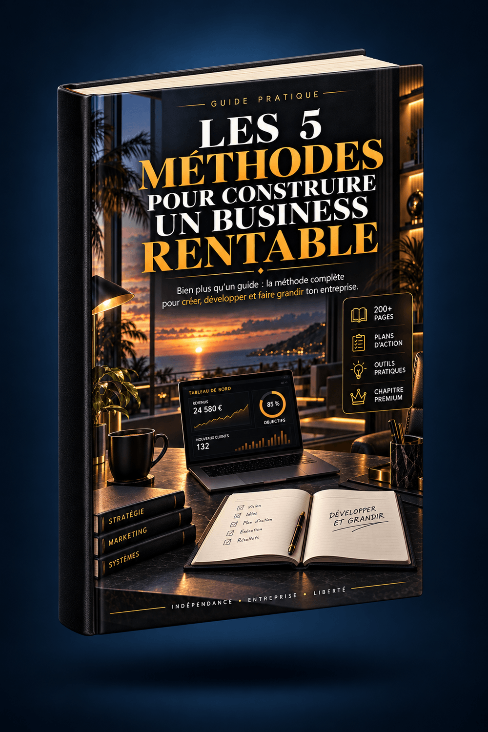 Guide Les 5 Méthodes en livre 3D