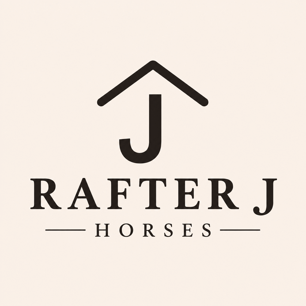 Rafter J Horses logo