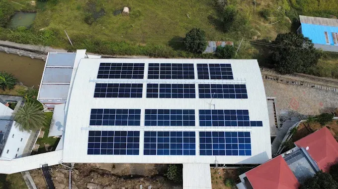 Solar Installation Done by SNS Suntrix Pvt Ltd an authorized channel partner of Tata Power Solaroof in Bangalore