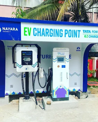 EV Charging Point Installation Done by SNS Suntrix Pvt Ltd an authorized channel partner of Tata Power Solaroof in Bangalore