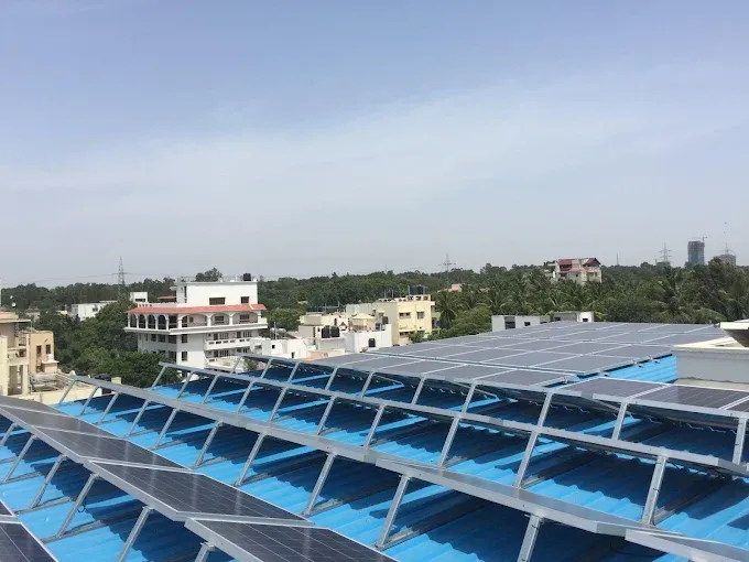 Solar Installation Done by SNS Suntrix Pvt Ltd an authorized channel partner of Tata Power Solaroof in Bangalore