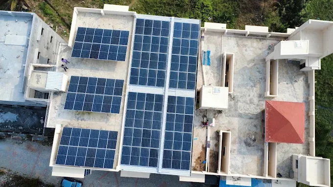 Solar Installation Done by SNS Suntrix Pvt Ltd an authorized channel partner of Tata Power Solaroof in Bangalore