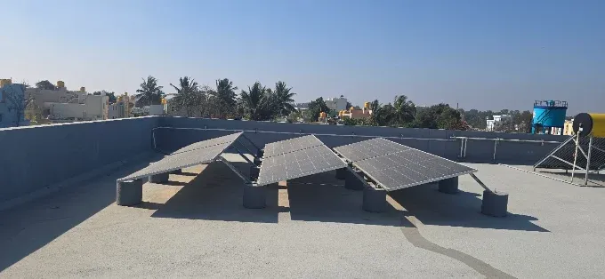 Solar Installation Done by SNS Suntrix Pvt Ltd an authorized channel partner of Tata Power Solaroof in Bangalore