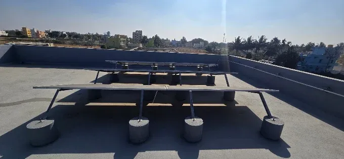 Solar Installation Done by SNS Suntrix Pvt Ltd an authorized channel partner of Tata Power Solaroof in Bangalore