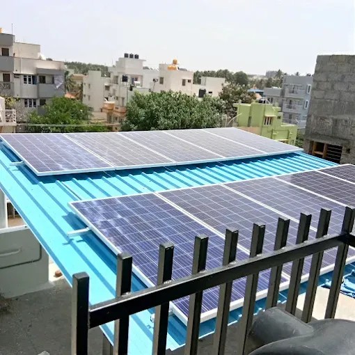 Solar Installation Done by SNS Suntrix Pvt Ltd an authorized channel partner of Tata Power Solaroof in Bangalore