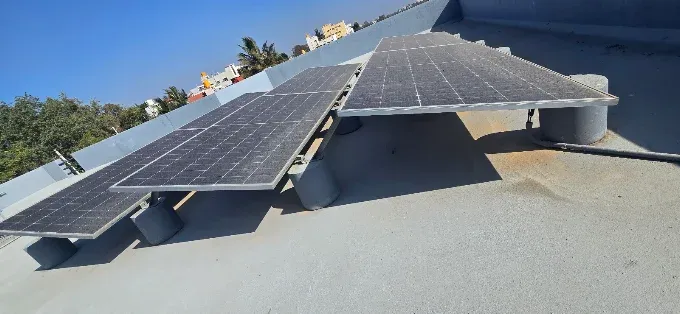 Solar Installation Done by SNS Suntrix Pvt Ltd an authorized channel partner of Tata Power Solaroof in Bangalore