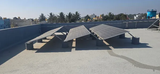 Solar Installation Done by SNS Suntrix Pvt Ltd an authorized channel partner of Tata Power Solaroof in Bangalore
