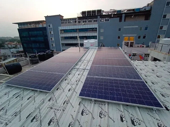 Solar Installation Done by SNS Suntrix Pvt Ltd an authorized channel partner of Tata Power Solaroof in Bangalore
