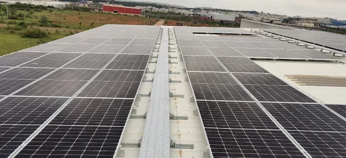 Solar Installation Done by SNS Suntrix Pvt Ltd an authorized channel partner of Tata Power Solaroof in Bangalore