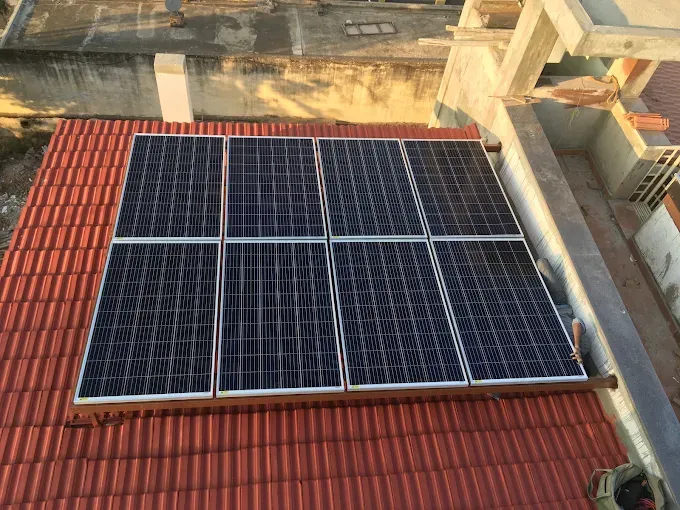 Solar Installation Done by SNS Suntrix Pvt Ltd an authorized channel partner of Tata Power Solaroof in Bangalore