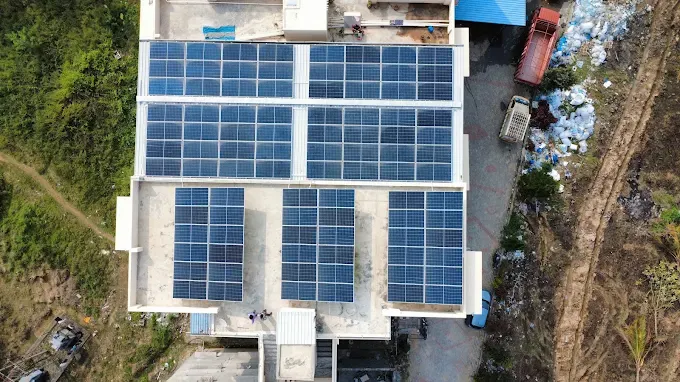 Solar Installation Done by SNS Suntrix Pvt Ltd an authorized channel partner of Tata Power Solaroof in Bangalore