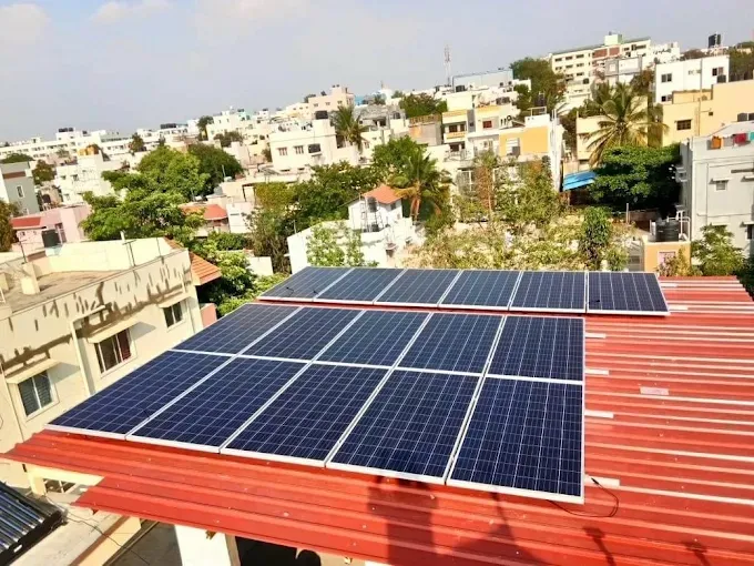 Solar Installation Done by SNS Suntrix Pvt Ltd an authorized channel partner of Tata Power Solaroof in Bangalore