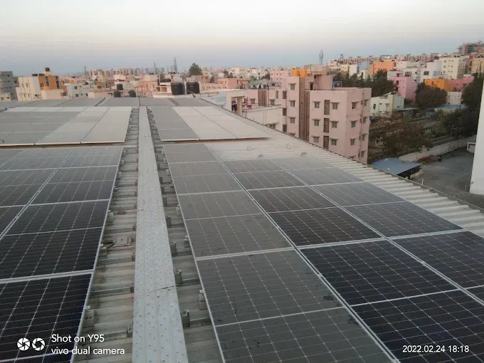 Solar Installation Done by SNS Suntrix Pvt Ltd an authorized channel partner of Tata Power Solaroof in Bangalore