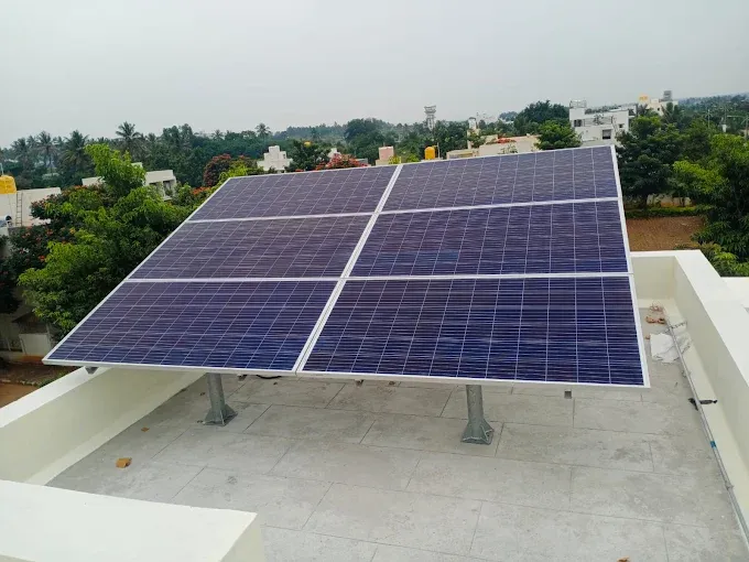 Solar Installation Done by SNS Suntrix Pvt Ltd an authorized channel partner of Tata Power Solaroof in Bangalore