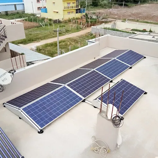 Solar Rooftop Installation Done in Bangalore by SNS Suntrix Pvt Ltd an authorized channel partner of Tata Power Solaroof