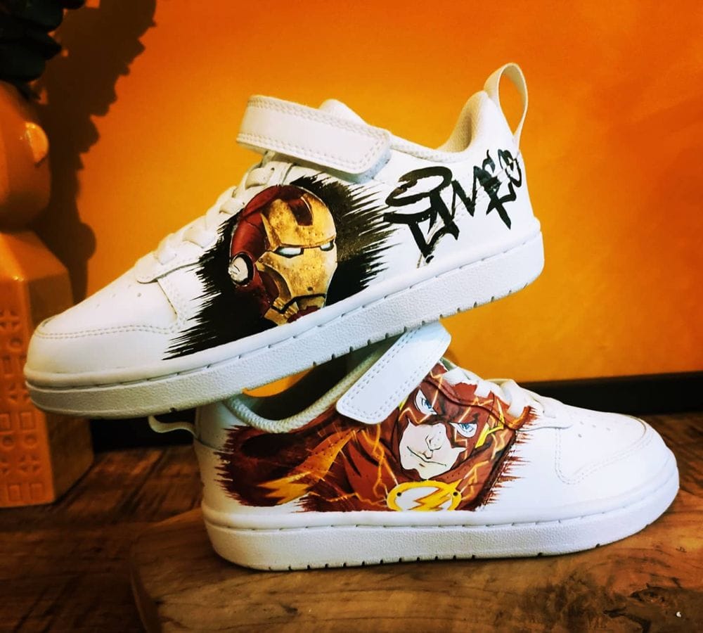Sneakers customisées DLA Custom