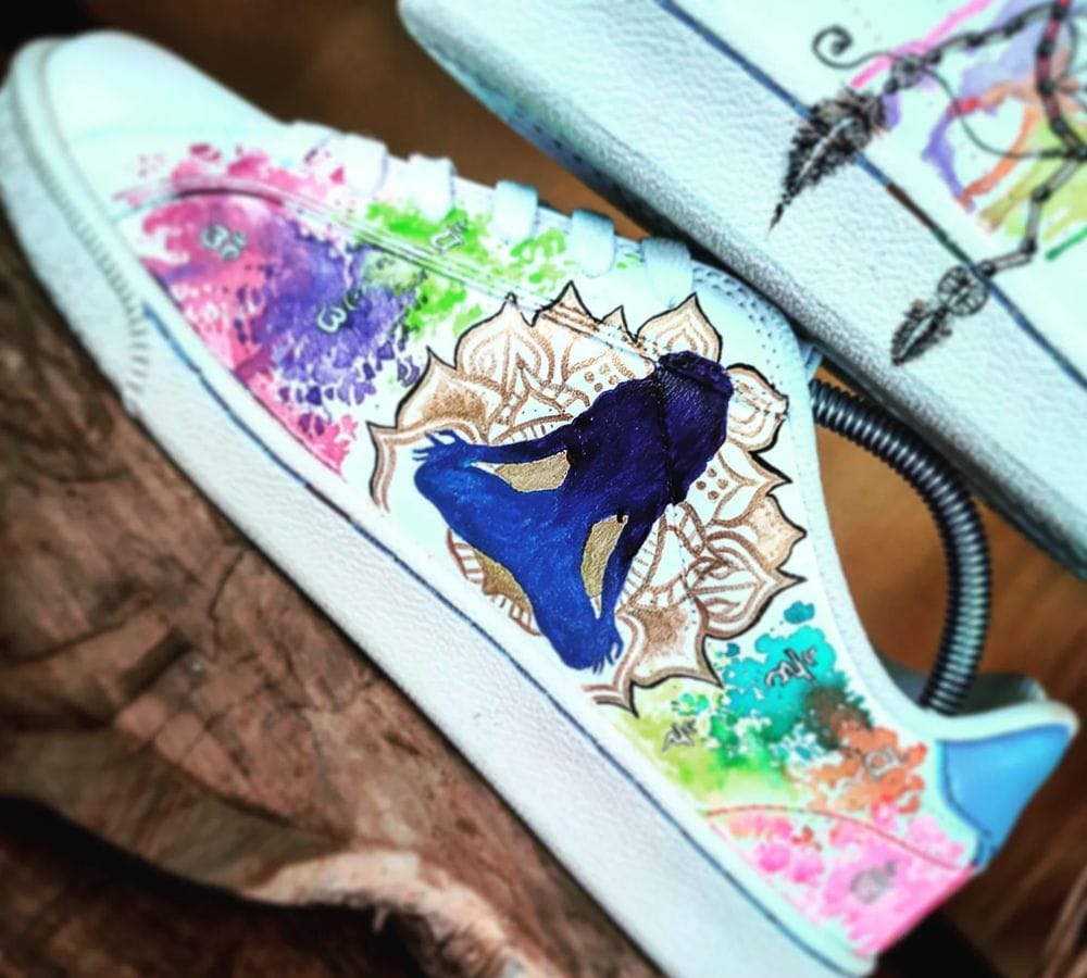 Sneakers customisées DLA Custom