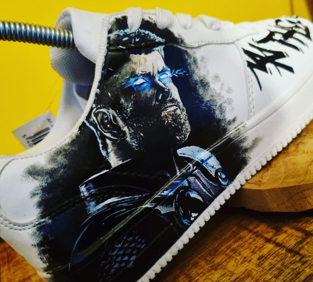 Sneakers customisées DLA Custom