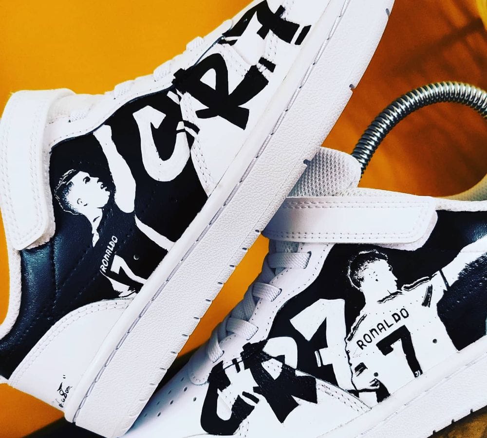 Sneakers customisées DLA Custom