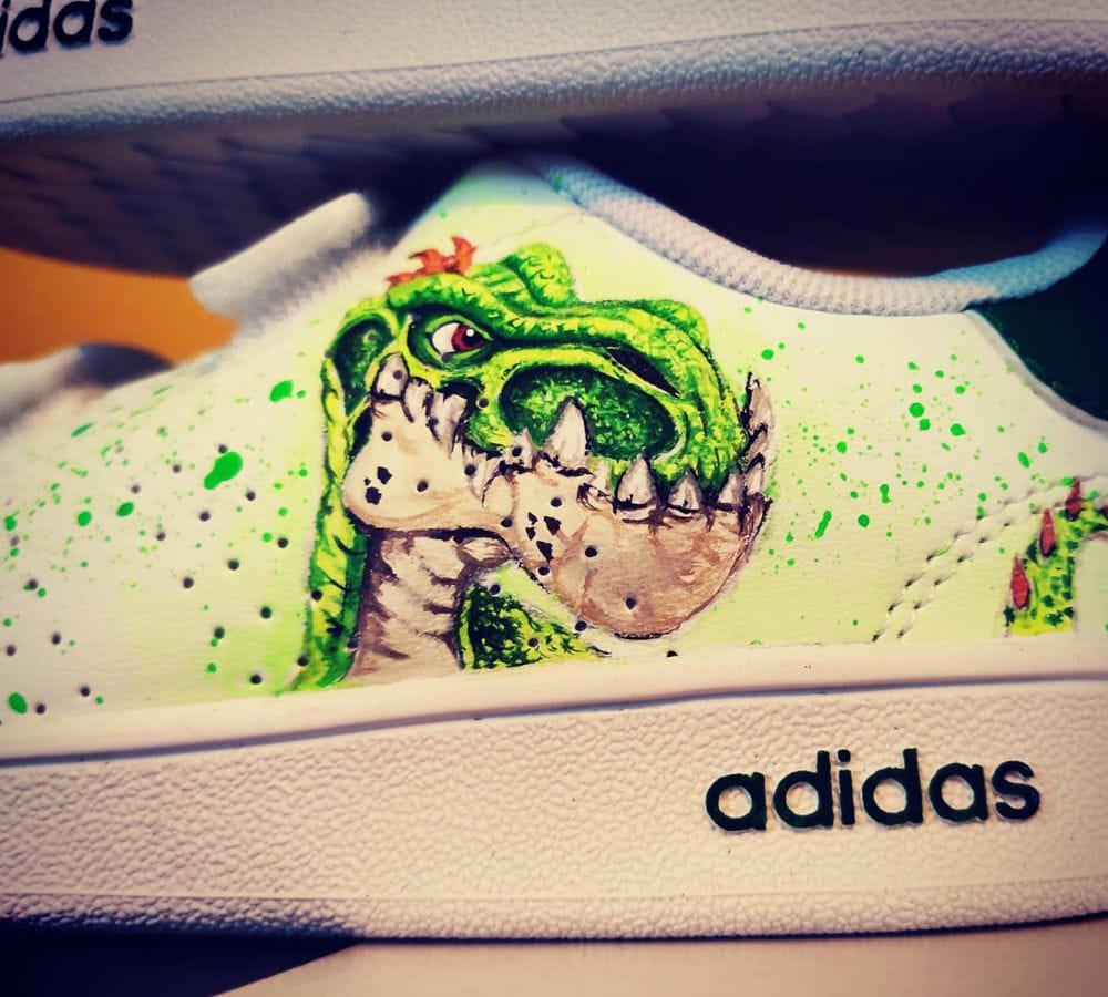Sneakers customisées DLA Custom